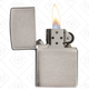 Zippo Brushed Chrome Pocket Lighter, $10